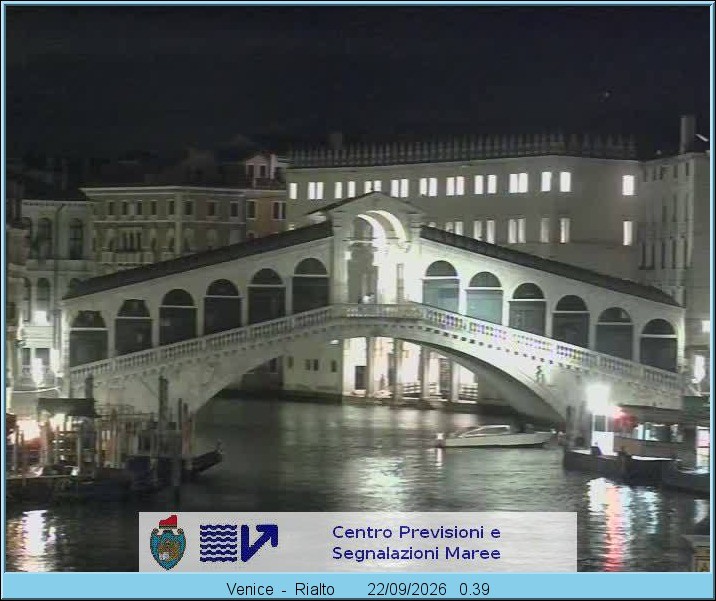 Archiv Foto Webcam Rialtobrücke Venedig