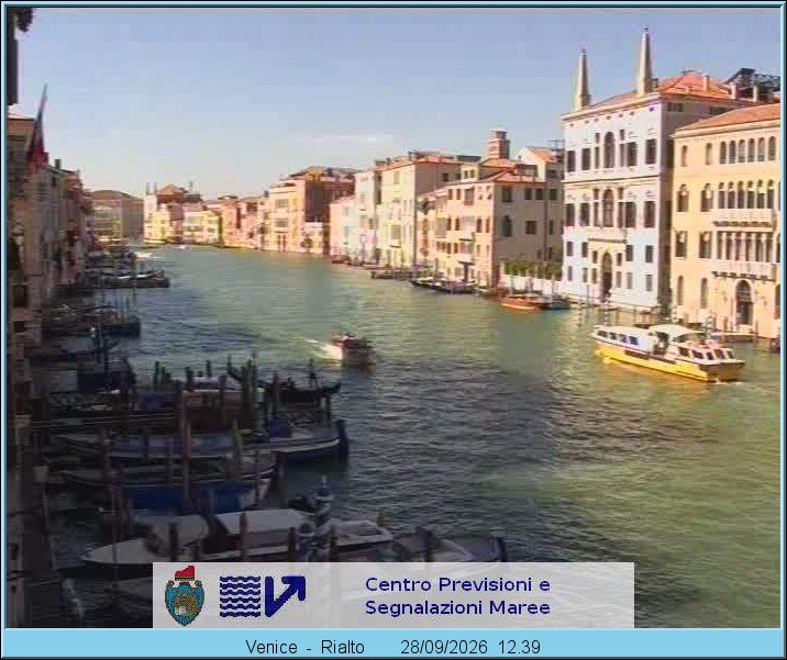 Archiv Foto Webcam Rialtobrücke Venedig