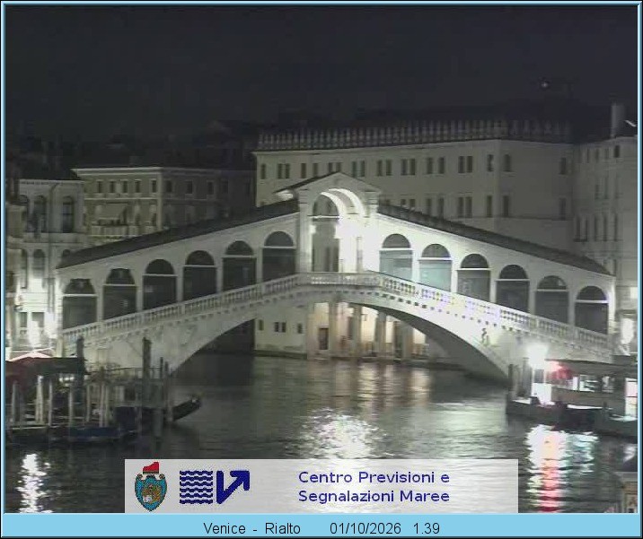 Archiv Foto Webcam Rialtobrücke Venedig