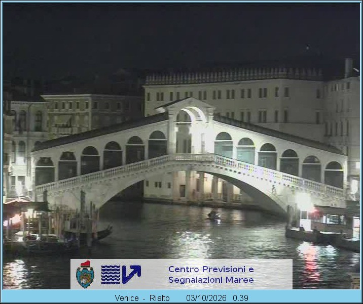 Archiv Foto Webcam Rialtobrücke Venedig