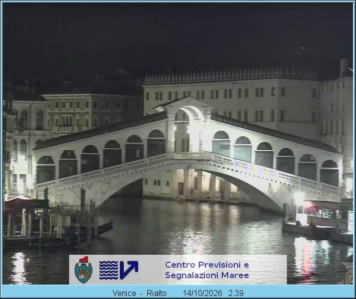 Archiv Foto Webcam Rialtobrücke Venedig