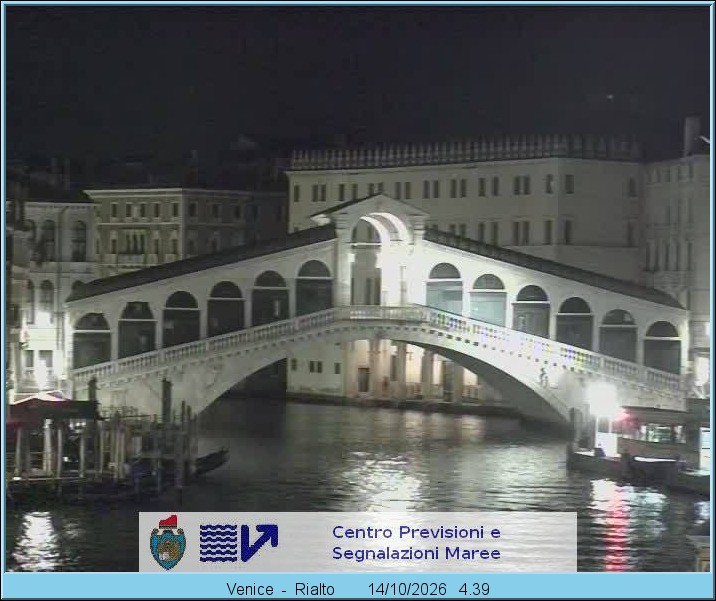 Archiv Foto Webcam Rialtobrücke Venedig