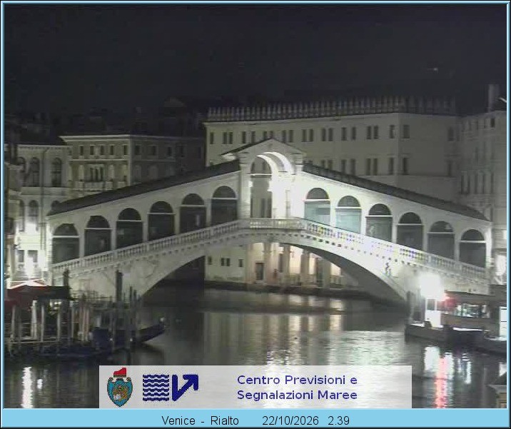 Archiv Foto Webcam Rialtobrücke Venedig