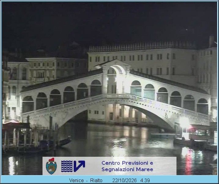 Archiv Foto Webcam Rialtobrücke Venedig