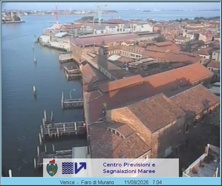 Archived image Webcam Murano Island Venice
