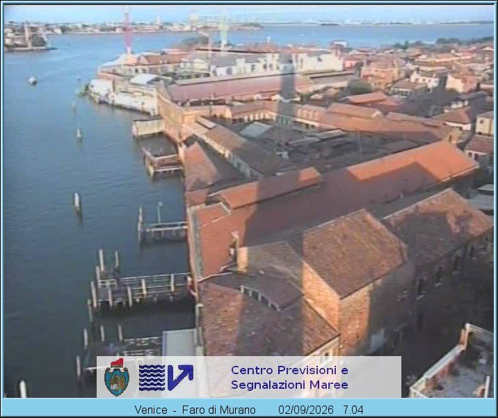 Archived image Webcam Murano Island Venice