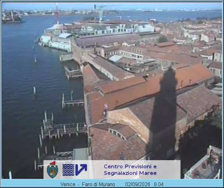 Archived image Webcam Murano Island Venice