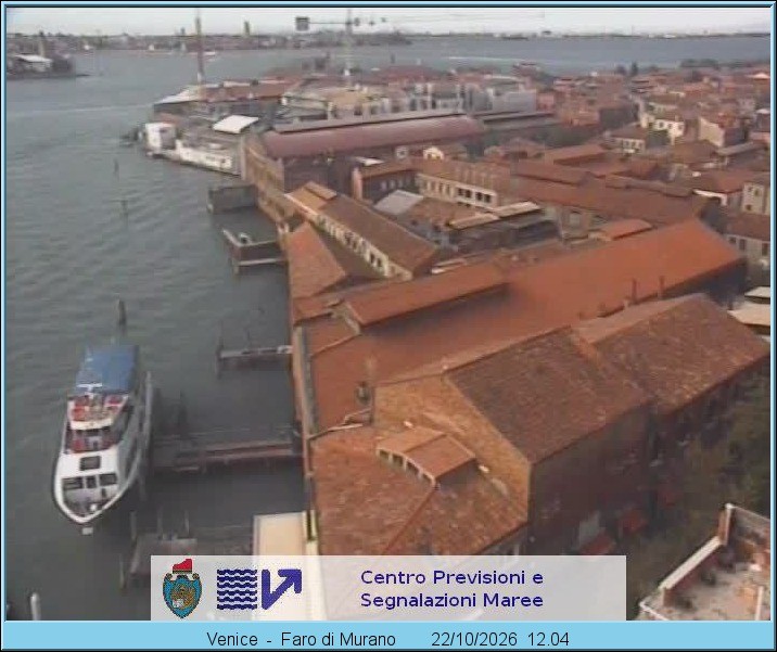 Archived image Webcam Murano Island Venice