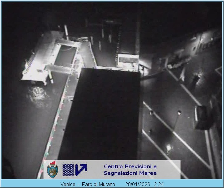 Archiv Foto Webcam Murano Hafen in Venedig