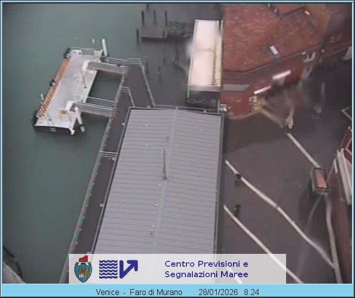Archiv Foto Webcam Murano Hafen in Venedig