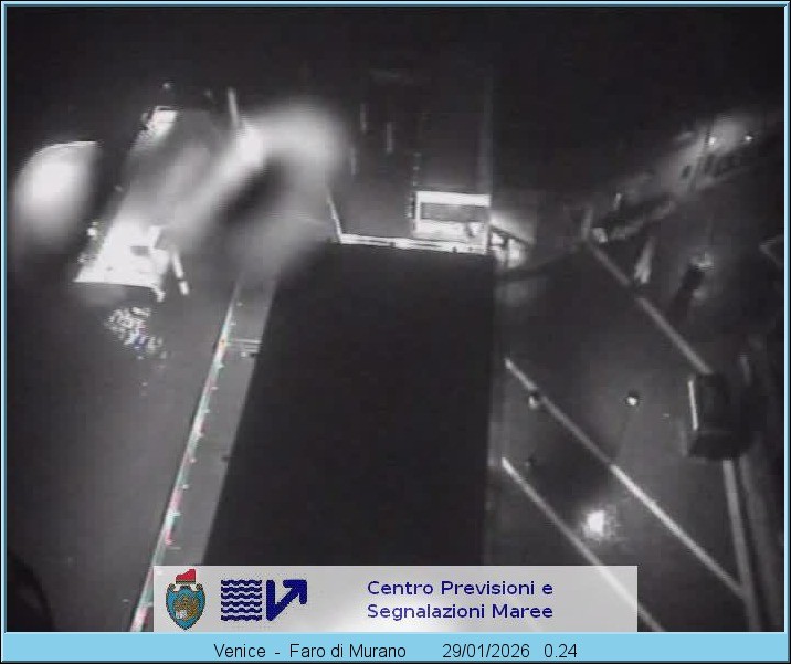 Archiv Foto Webcam Murano Hafen in Venedig