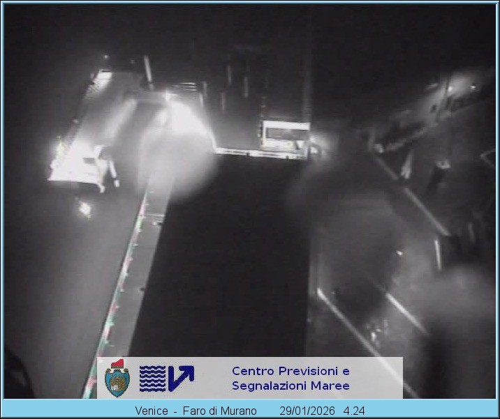 Archiv Foto Webcam Murano Hafen in Venedig