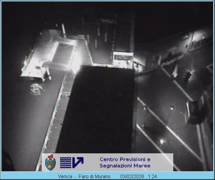 Archiv Foto Webcam Murano Hafen in Venedig