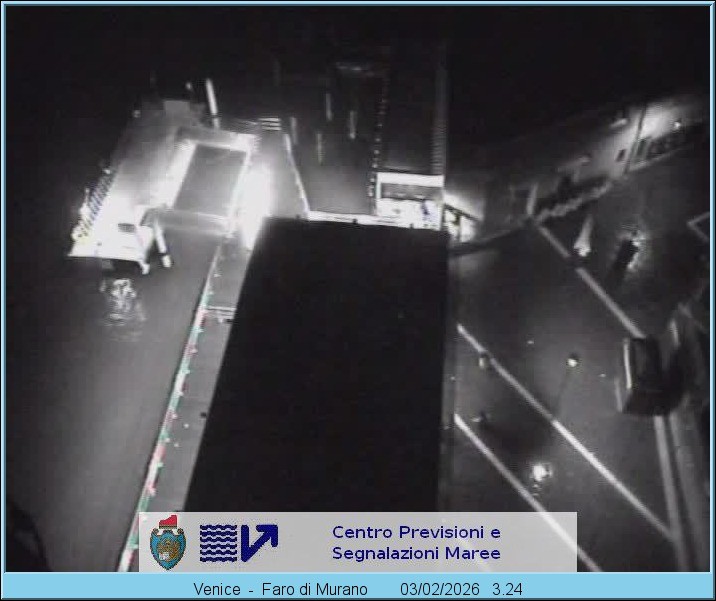 Archiv Foto Webcam Murano Hafen in Venedig