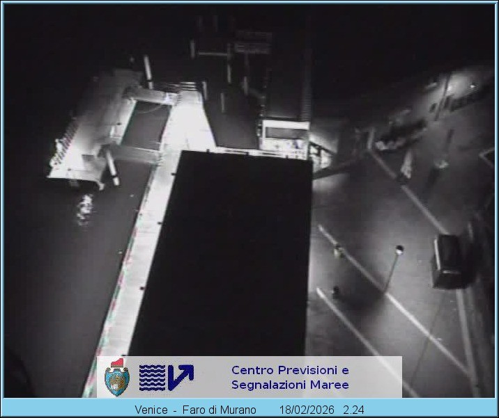 Archiv Foto Webcam Murano Hafen in Venedig