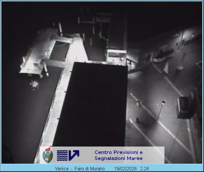 Archiv Foto Webcam Murano Hafen in Venedig