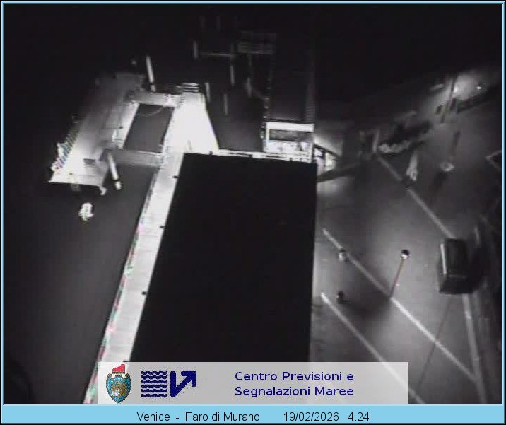 Archiv Foto Webcam Murano Hafen in Venedig