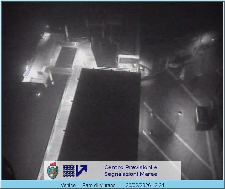 Archiv Foto Webcam Murano Hafen in Venedig