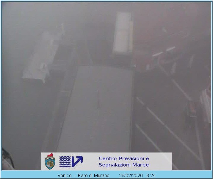 Archiv Foto Webcam Murano Hafen in Venedig