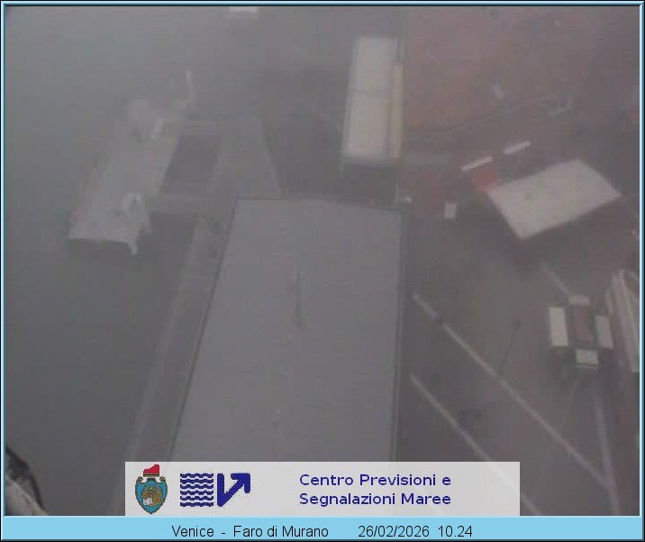 Archiv Foto Webcam Murano Hafen in Venedig