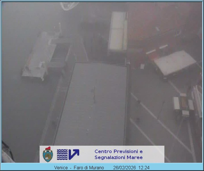 Archiv Foto Webcam Murano Hafen in Venedig