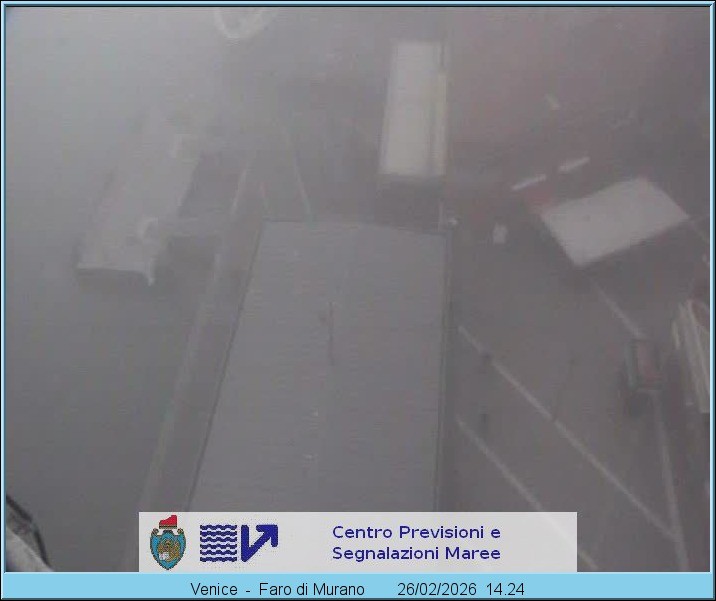 Archiv Foto Webcam Murano Hafen in Venedig