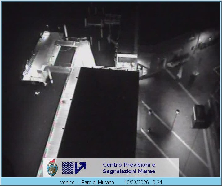 Archiv Foto Webcam Murano Hafen in Venedig