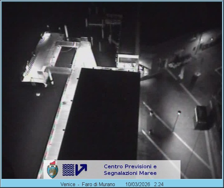 Archiv Foto Webcam Murano Hafen in Venedig