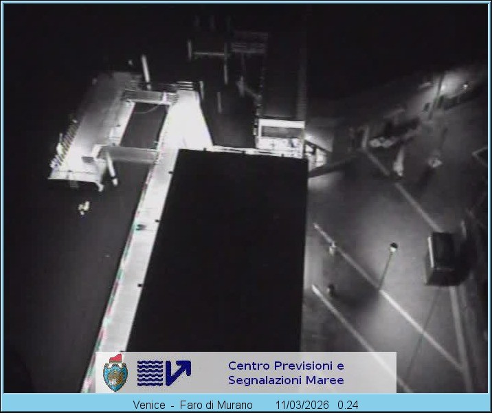 Archiv Foto Webcam Murano Hafen in Venedig