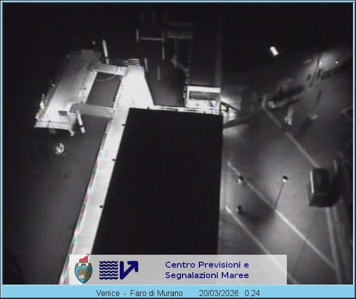 Archiv Foto Webcam Murano Hafen in Venedig