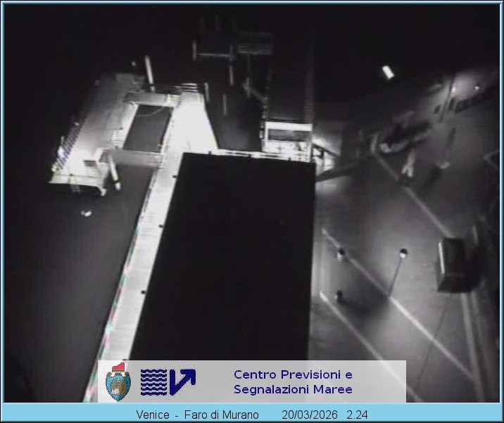 Archiv Foto Webcam Murano Hafen in Venedig