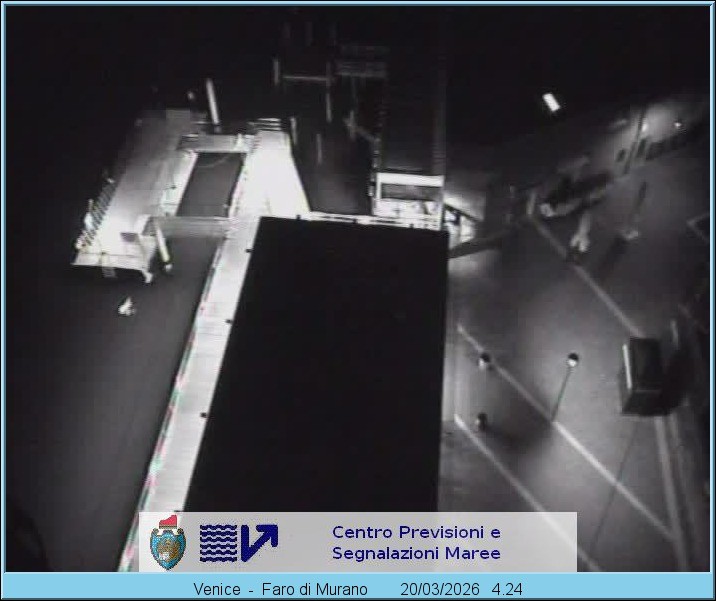 Archiv Foto Webcam Murano Hafen in Venedig