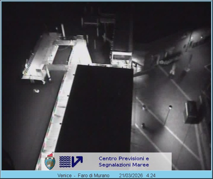 Archiv Foto Webcam Murano Hafen in Venedig