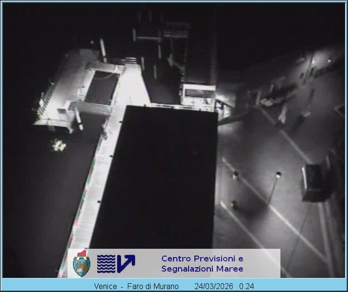 Archiv Foto Webcam Murano Hafen in Venedig