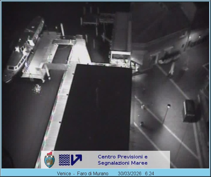 Archiv Foto Webcam Murano Hafen in Venedig