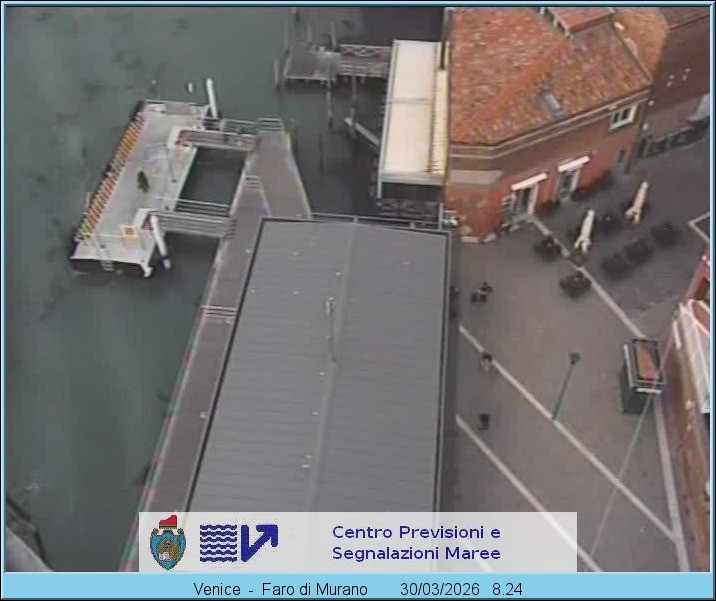 Archiv Foto Webcam Murano Hafen in Venedig
