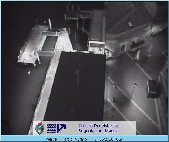 Archiv Foto Webcam Murano Hafen in Venedig