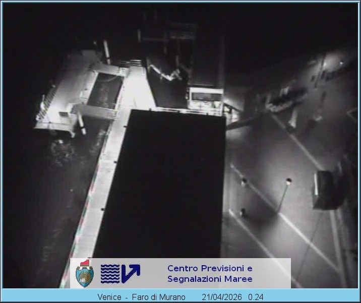 Archiv Foto Webcam Murano Hafen in Venedig