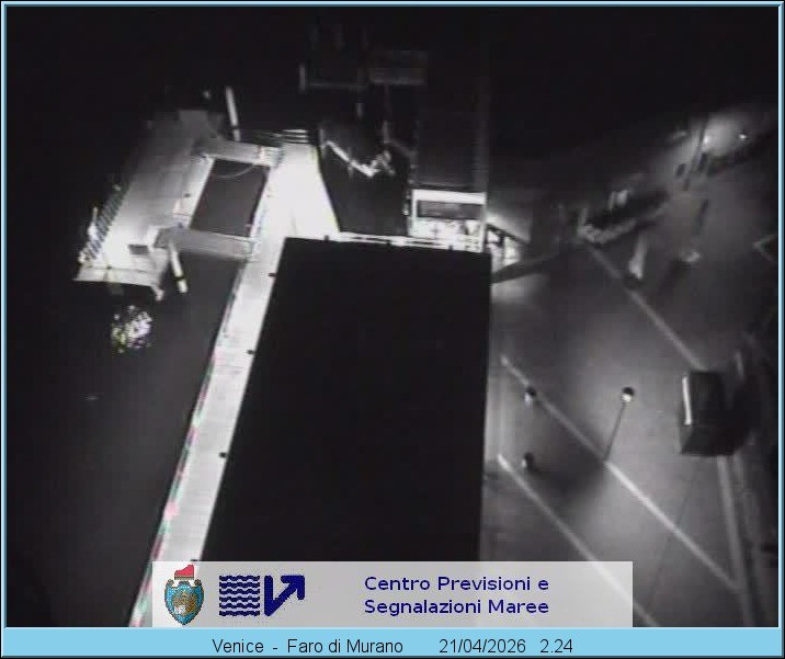 Archiv Foto Webcam Murano Hafen in Venedig