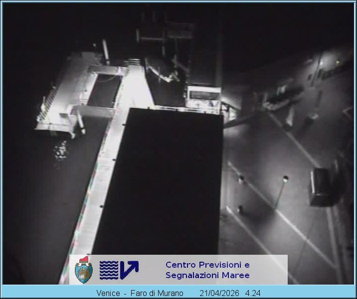 Archiv Foto Webcam Murano Hafen in Venedig