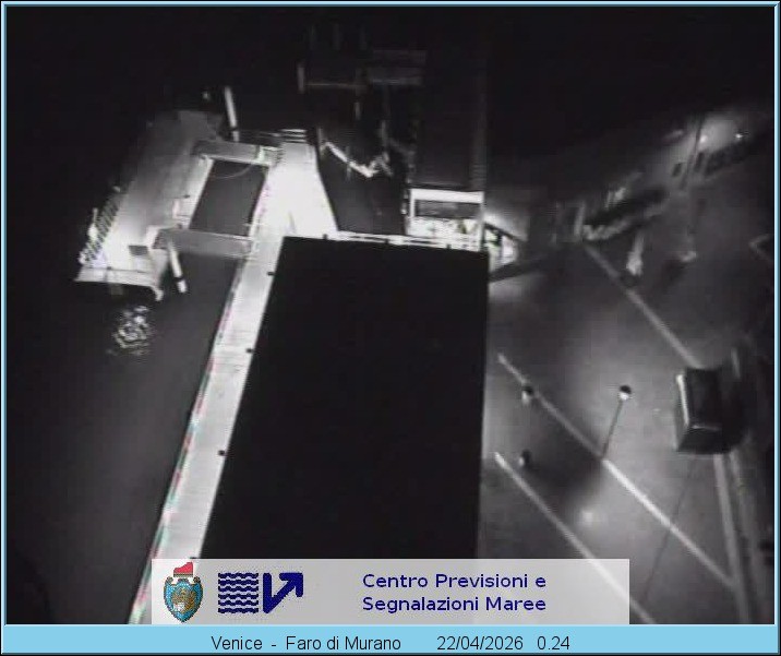 Archiv Foto Webcam Murano Hafen in Venedig