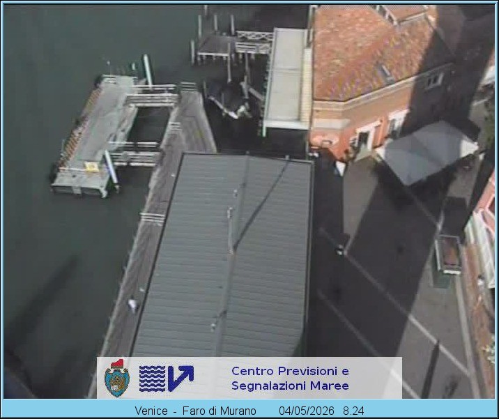 Archiv Foto Webcam Murano Hafen in Venedig