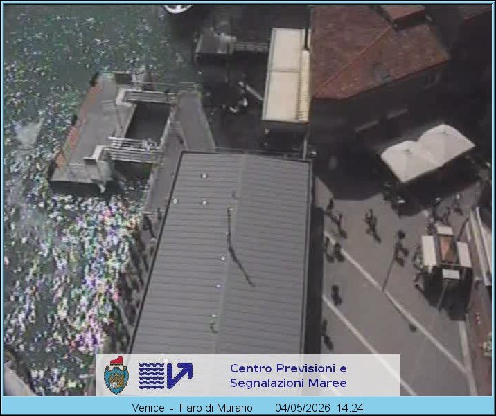 Archiv Foto Webcam Murano Hafen in Venedig