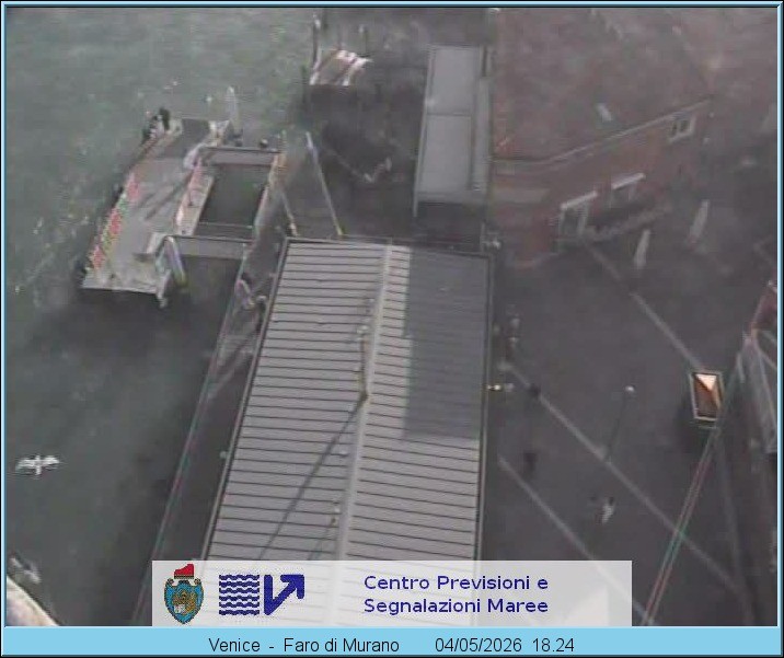 Archiv Foto Webcam Murano Hafen in Venedig