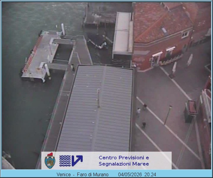 Archiv Foto Webcam Murano Hafen in Venedig