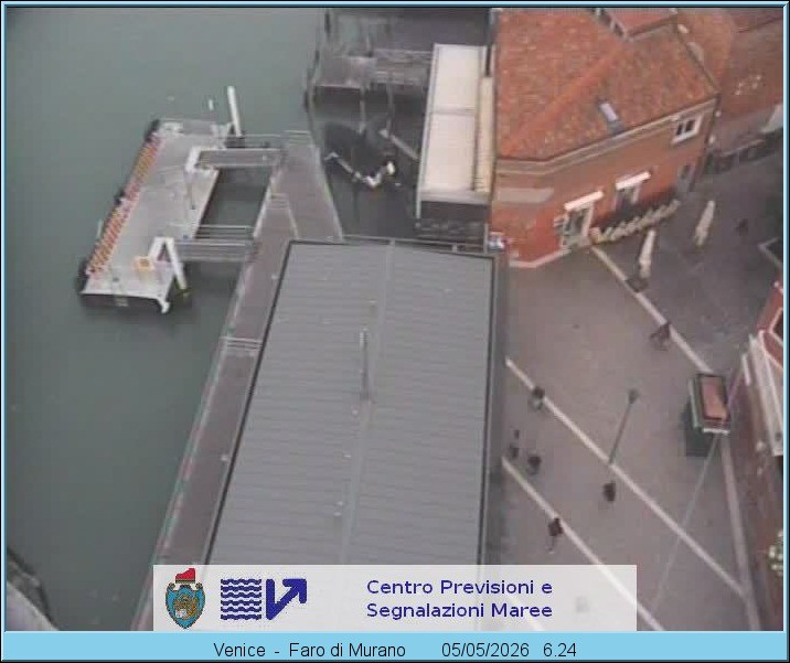 Archiv Foto Webcam Murano Hafen in Venedig