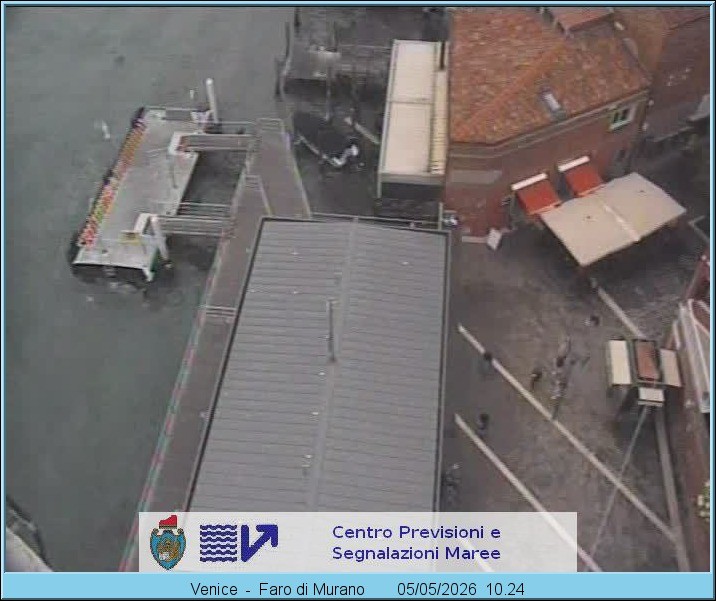 Archiv Foto Webcam Murano Hafen in Venedig