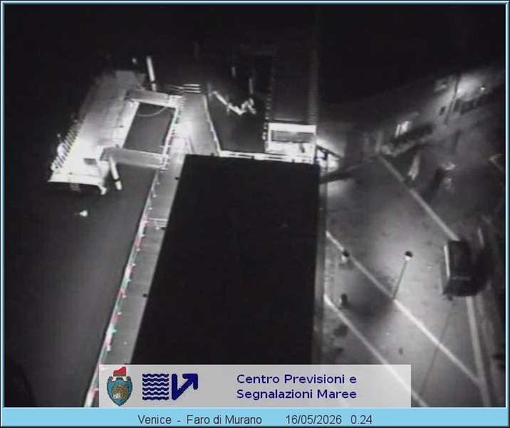 Archiv Foto Webcam Murano Hafen in Venedig