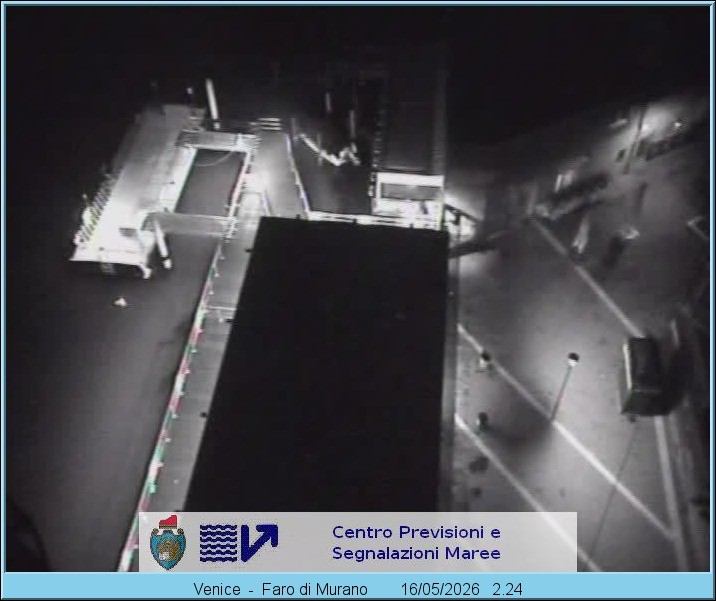 Archiv Foto Webcam Murano Hafen in Venedig
