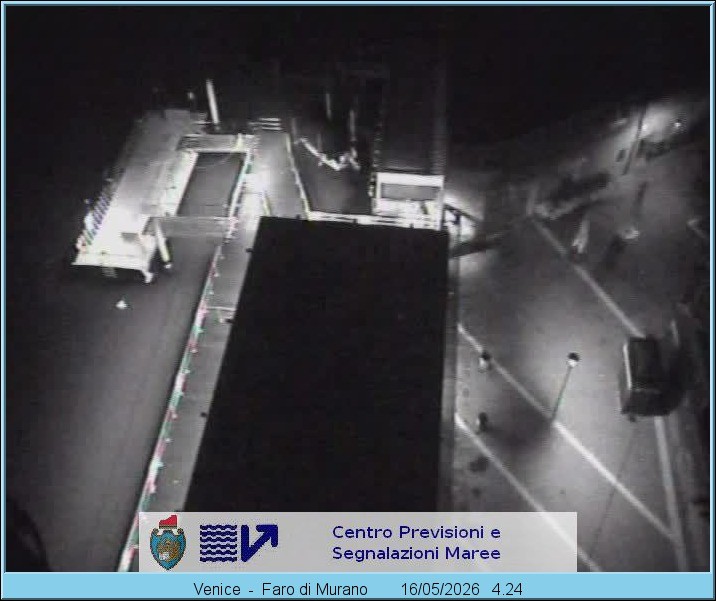 Archiv Foto Webcam Murano Hafen in Venedig